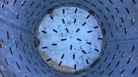 Close-up perspective of olive baskets Stock Footage 72610608