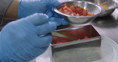 Close-Up of Peruvian Causa – Culinary Stock Footage Stock Footage 290999042