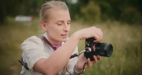 Close-up of Photographer at Wedding Session Video stock 318930631