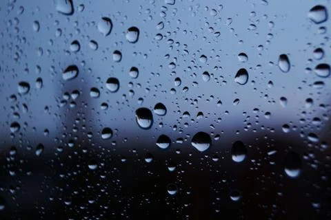 Close-up photos of glass droplets Stock Photos