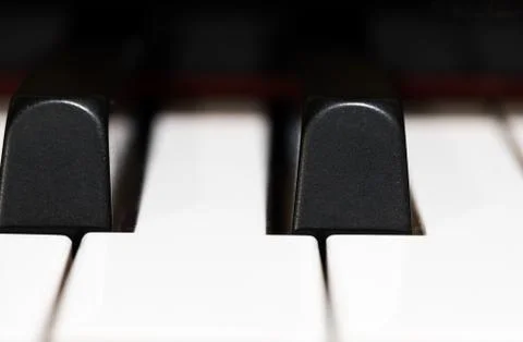 Close Up Piano Keys Stock Photos