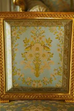 Close-up of a picture frame, Basilique Du Sacre Coeur, Paris, France Foto stock