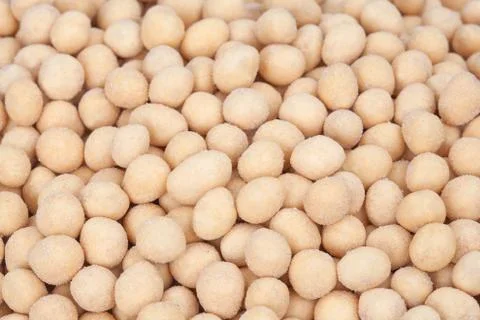 Close up pile of beans snack, background. Stock Photos