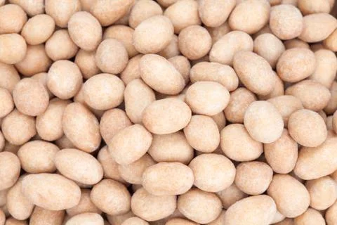 Close up pile of beans snack shooting in studio, background. Stock Photos