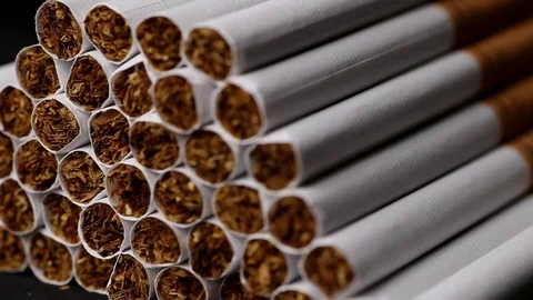 Close up of a pile of cigars Video stock 112744849