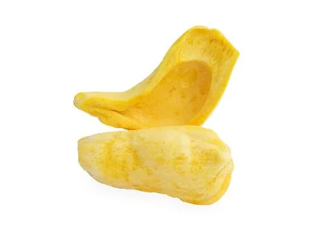 Close up of a pile of dried jackfruit chips, dried jackfruit  Stock Photos