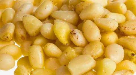 Close up of a pile of golden corn kernels Stock Photos