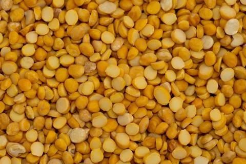 Close up of pile of Gram pulse, Split Chickpea 스톡 사진