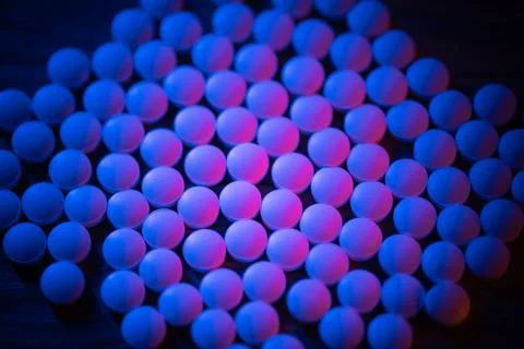 Close up of pills Stock Photos