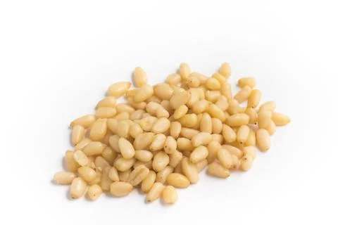 Close-up on Pine Nuts 스톡 사진