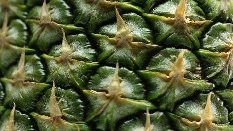 Close up of pineapple rotating Stock Footage 103604320