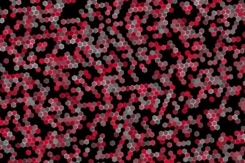Close-up of pink and gray glitter particles on black background Stock Illustration