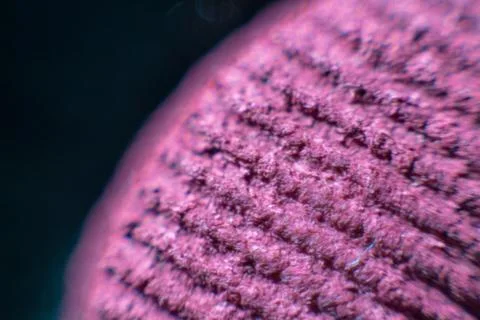 A close up of a pink fabric Stock Photos