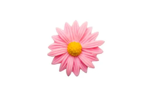 Close up of pink plastic flower Stock Photos