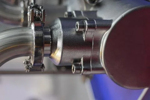 Close up pipe part Stock Photos