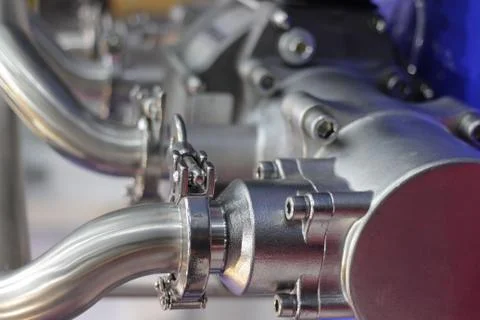 Close up pipe part Stock Photos