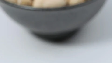 Close up of Pistachio nuts in a bowl. Stock Footage 103239136