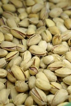 Close up of pistachio nuts Stock Photos