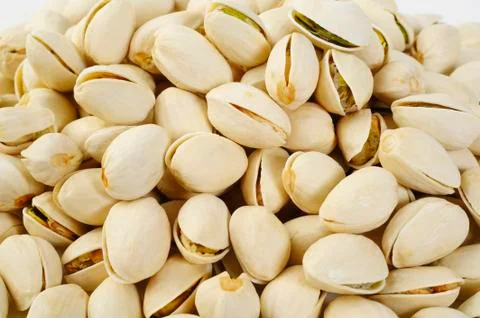 Close up of pistachios nuts Stock Photos
