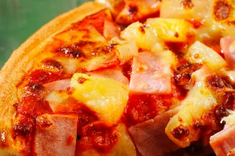 Close up of pizza Stock Photos