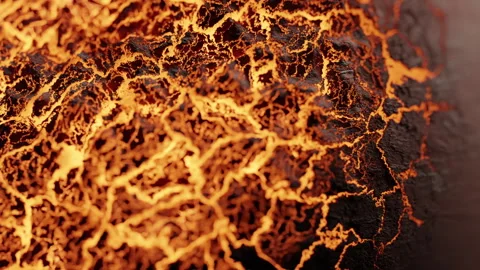 Close up of A planet collapsing in a 3D animation Stock Footage 253585234