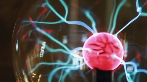 Close-Up Plasma Ball 5 Stock Footage 73598108