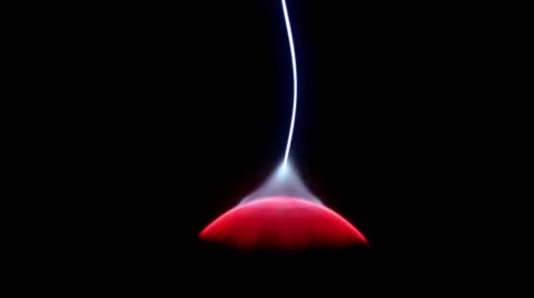 Close up on plasma ball lightning Stock Footage 45280340