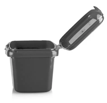 Close up Plastic box on a white background Stock Photos