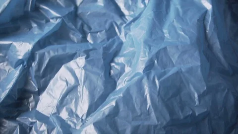 Close-up of plastic garbage bag, concept of pollution of the environment with Stock Footage 122594931