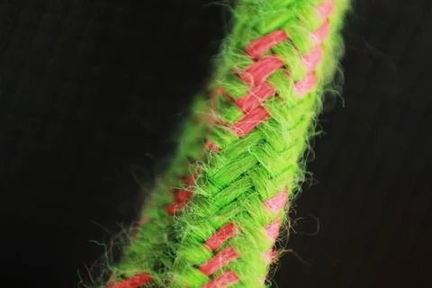 Close up of a plastic rubber rope Stock Photos
