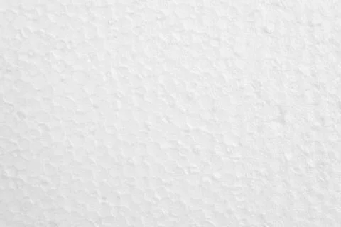 Close up plastic white foam sheet surface texture background. Foto stock