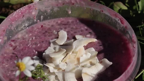 A close up of a plate of food Video stock 155454674
