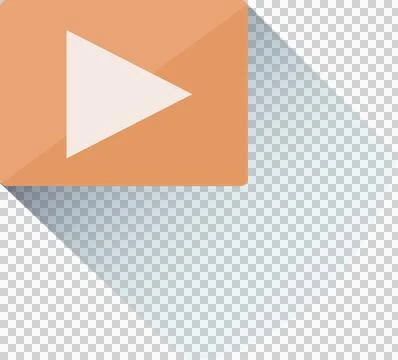 Close-up of play button Illustrazione stock