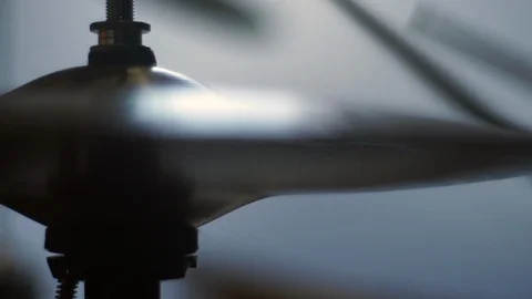 Close Up Of Play Drums. Drum Player. Stock Footage 89524213