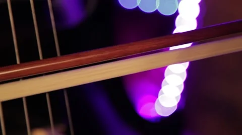 Close Up - Playing The Cello  Stock Footage 64216658