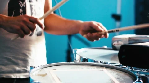 Close-up of playing cuban Salsa on drums. 스톡 동영상 149057855