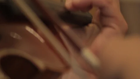 Close up Playing Violin Stock-Footage 86529233