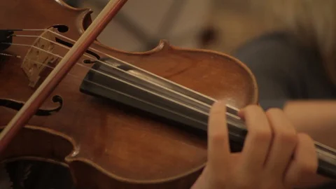 Close up playing violin Stock-Footage 86529342
