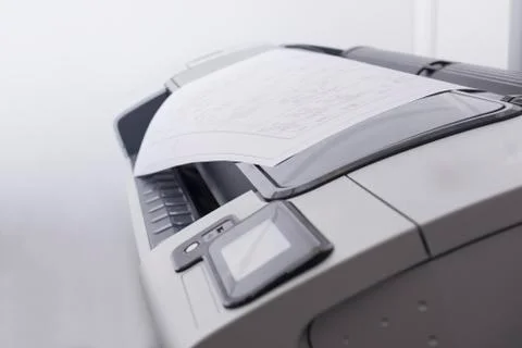 Close-up of plotter with plan, Munich, Bavaria, Germany Fotos de archivo