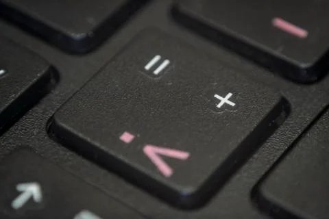 Close up of the plus sign on a keyboard Stock Photos