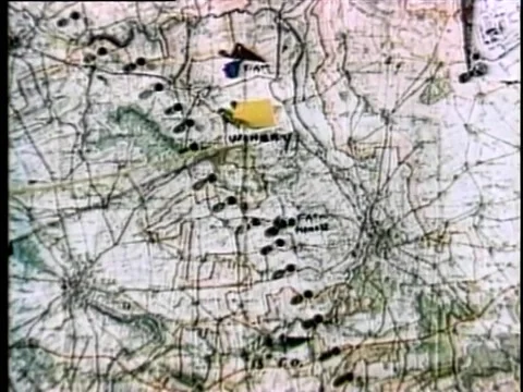 Close-up of pointer moving on map 스톡 동영상 260254301
