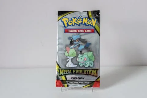 Close Up Pokemon TCG Mega Evolution At Amsterdam The Netherlands 23-2-2026 Stockfoto's