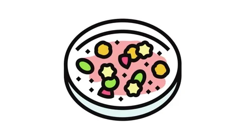 Close up of pollen grains under microscope Stock Footage 326114043