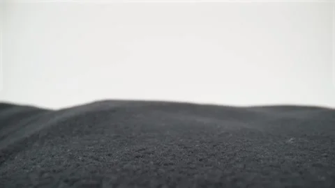 Close up of polyester fabric on white background isolated Stock Footage 328965360