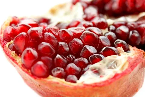 Close up of pomegranate fruit Stock Photos