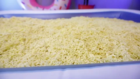 Close-up of a pool of noodles. Stock Footage 166858370