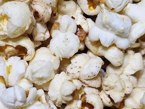 Close-up of Popped Popcorn Stock Photos
