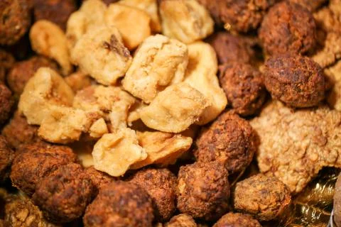 Close up of pork meat selection Stock Photos