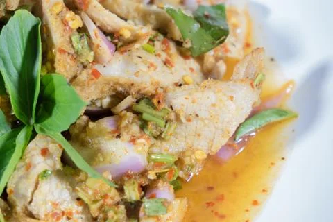 Close up  pork Stock Photos