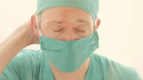 Close up portrait of a doctor Video stock 87031372